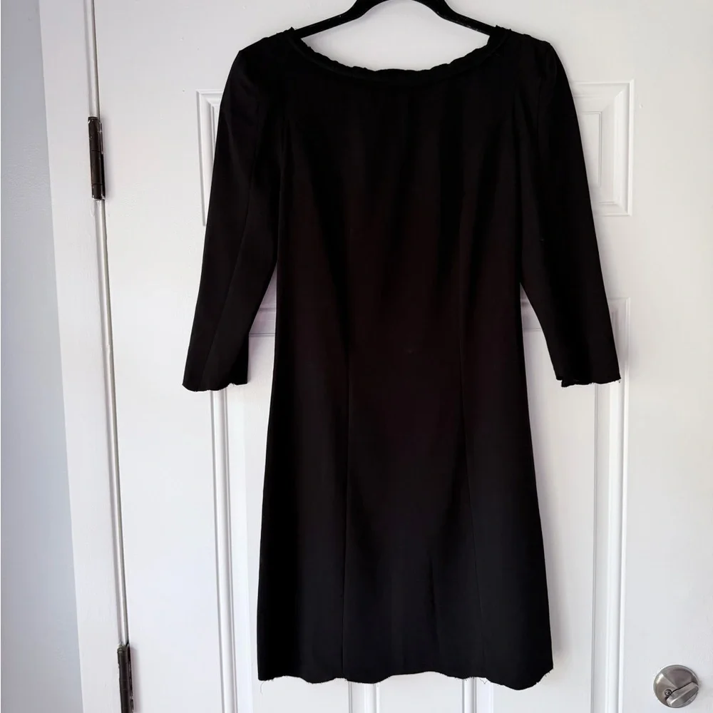 ZADIG & VOLTAIRE SIZE S BLACK MINI DRESS‎ BACK CUT OUT RHINESTONES RANIA DELUXE - Picture 2 of 5